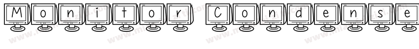 Monitor Condensed Bold字体转换